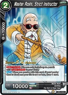 Master Roshi, Strict Instructor — Destroyer Kings Pre-Release Cards — Dragon Ball Super: Masters