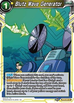 Blutz Wave Generator — Malicious Machinations — Dragon Ball Super: Masters