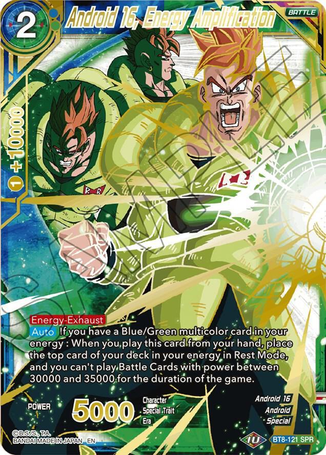 Android 16, Energy Amplification (SPR) — Malicious Machinations — Dragon Ball Super: Masters