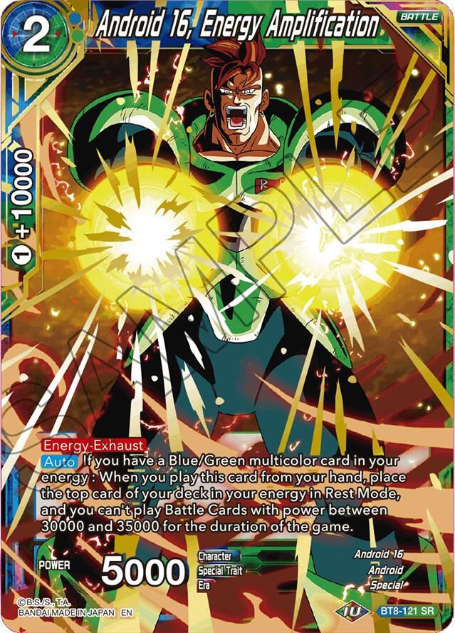 Android 16, Energy Amplification — Malicious Machinations — Dragon Ball Super: Masters