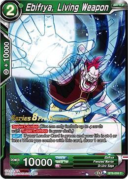 Ebifrya, Living Weapon — Malicious Machinations Pre-Release Cards — Dragon Ball Super: Masters