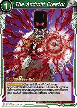 The Android Creator — Malicious Machinations Pre-Release Cards — Dragon Ball Super: Masters