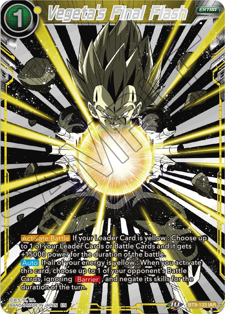 Vegeta's Final Flash — Universal Onslaught — Dragon Ball Super: Masters