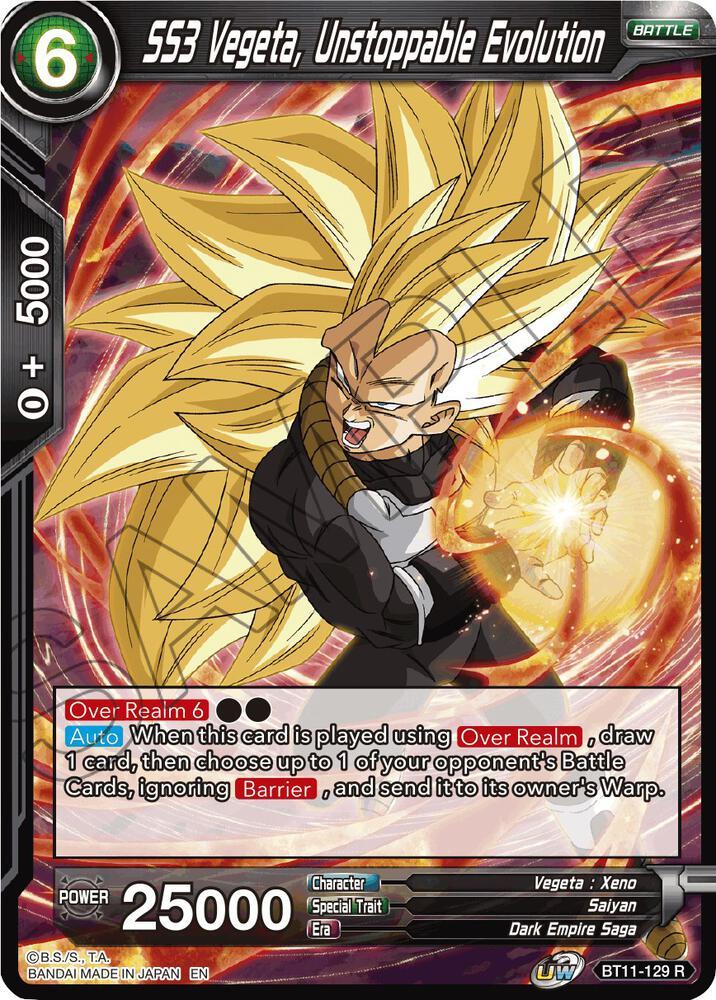 SS3 Vegeta, Unstoppable Evolution — Vermilion Bloodline — Dragon Ball Super: Masters