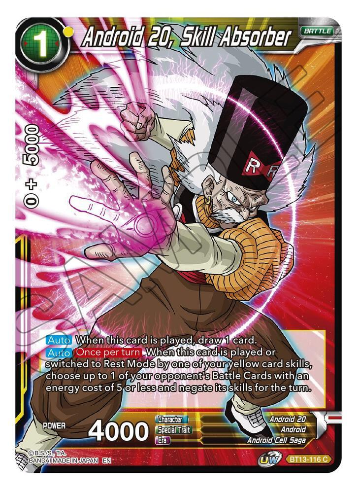 Android 20, Skill Absorber — Supreme Rivalry — Dragon Ball Super: Masters