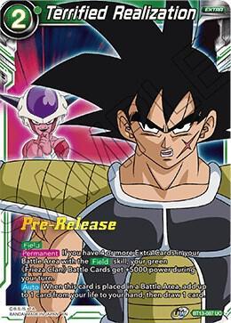 Terrified Realization — Supreme Rivalry Pre-Release Cards — Dragon Ball Super: Masters