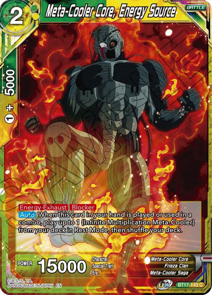 Meta-Cooler Core, Energy Source — Ultimate Squad — Dragon Ball Super: Masters