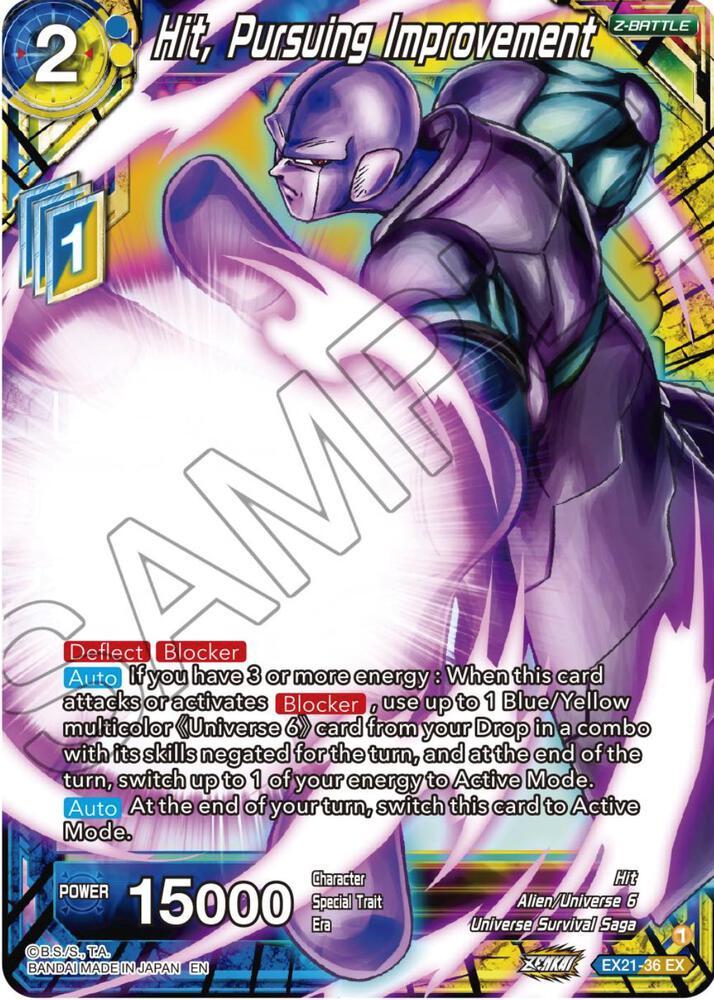 Hit, Pursuing Improvement — 5th Anniversary Set — Dragon Ball Super: Masters