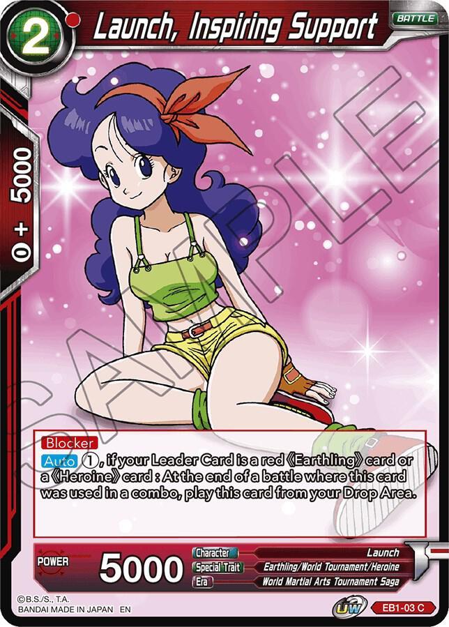 Launch, Inspiring Support — Battle Evolution Booster — Dragon Ball Super: Masters