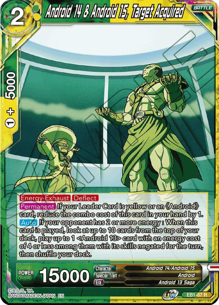 Android 14 & Android 15, Target Acquired — Battle Evolution Booster — Dragon Ball Super: Masters