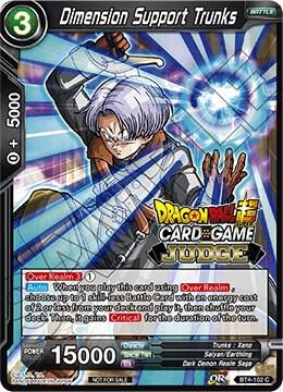 Dimension Support Trunks — Judge Promotion Cards — Dragon Ball Super: Masters