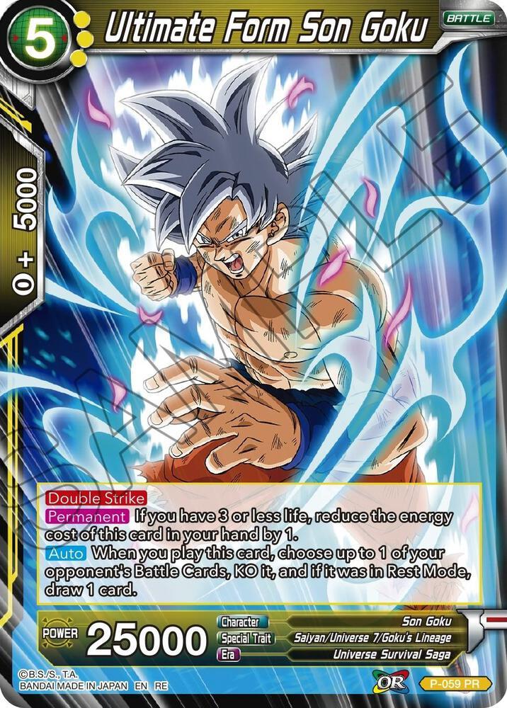 Ultimate Form Son Goku — Mythic Booster — Dragon Ball Super: Masters