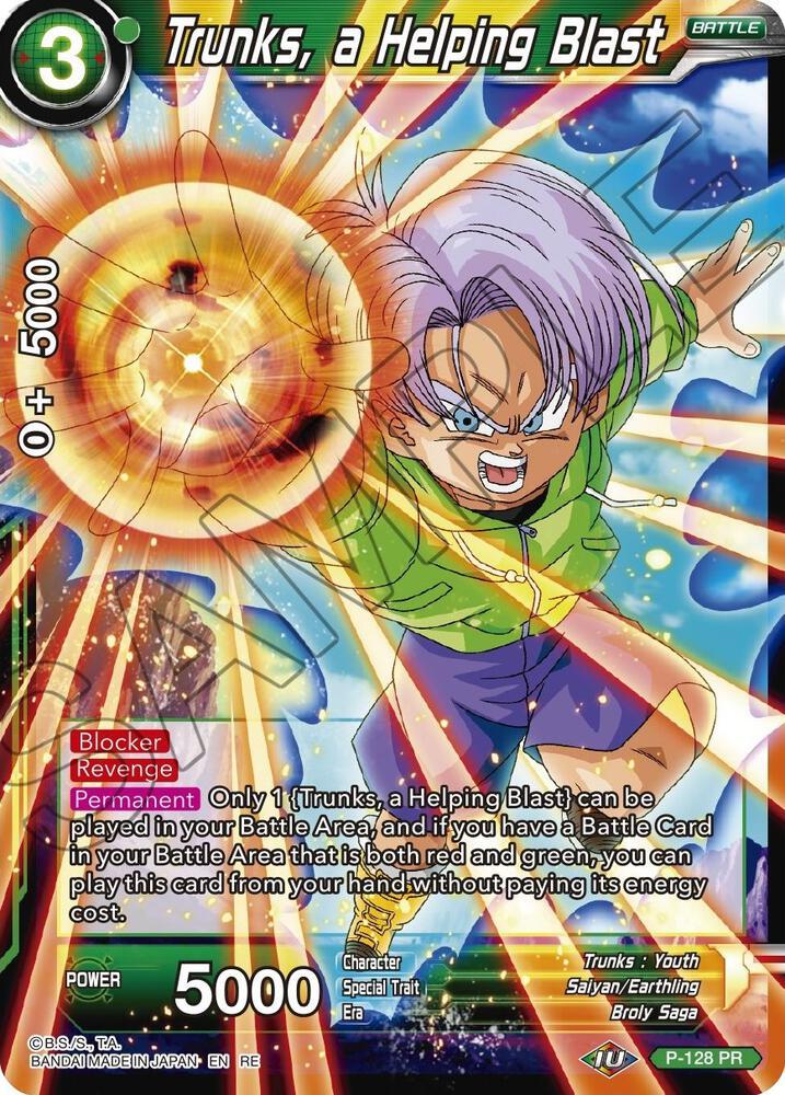Trunks, a Helping Blast — Mythic Booster — Dragon Ball Super: Masters