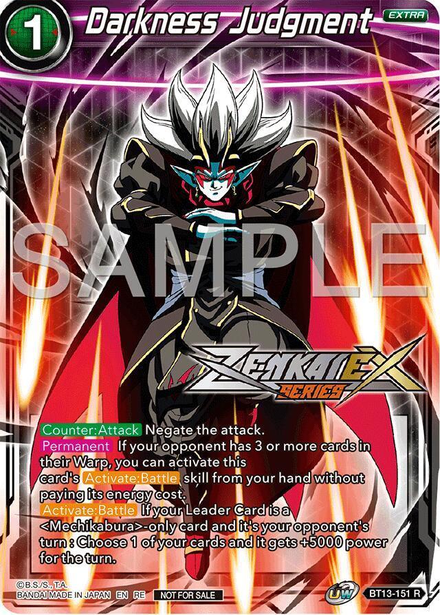 Darkness Judgment (Event Pack 15) — Promotion Cards — Dragon Ball Super: Masters