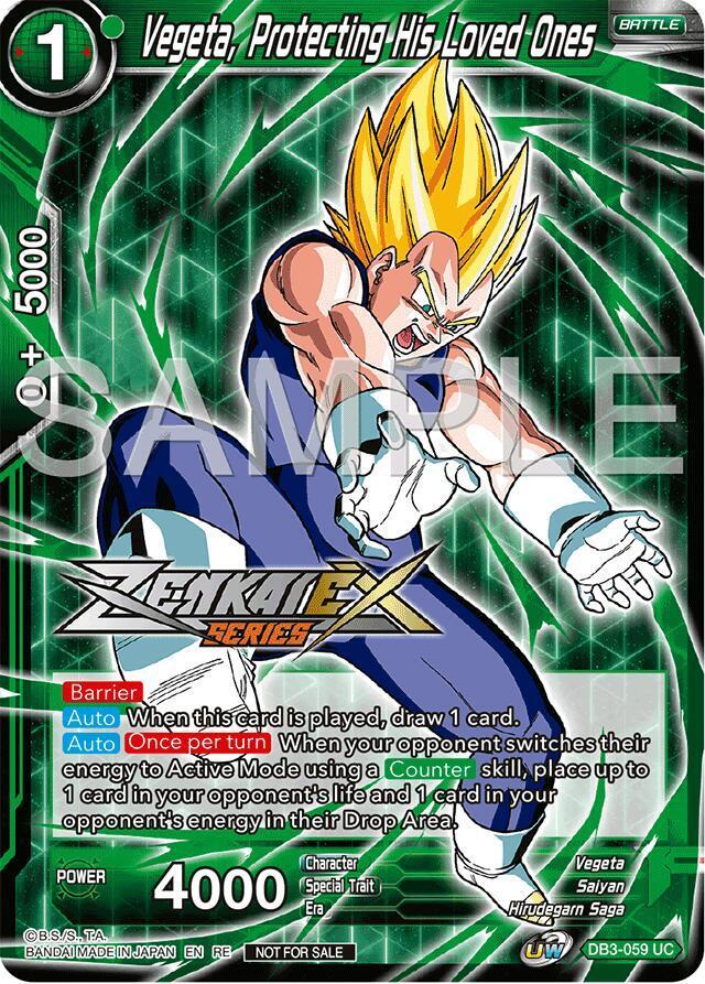 Vegeta, Protecting His Loved Ones (Event Pack 15) — Promotion Cards — Dragon Ball Super: Masters