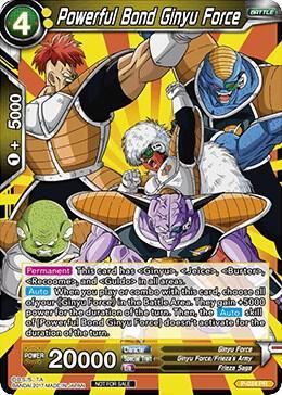 Powerful Bond Ginyu Force — Promotion Cards — Dragon Ball Super: Masters