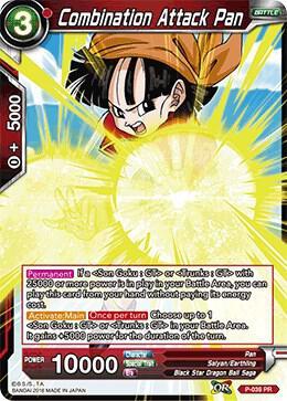 Combination Attack Pan — Promotion Cards — Dragon Ball Super: Masters
