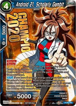 Android 21, Scholarly Gambit — Promotion Cards — Dragon Ball Super: Masters