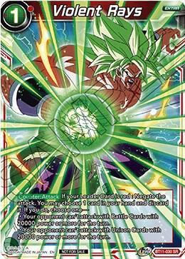 Violent Rays — Tournament Promotion Cards — Dragon Ball Super: Masters
