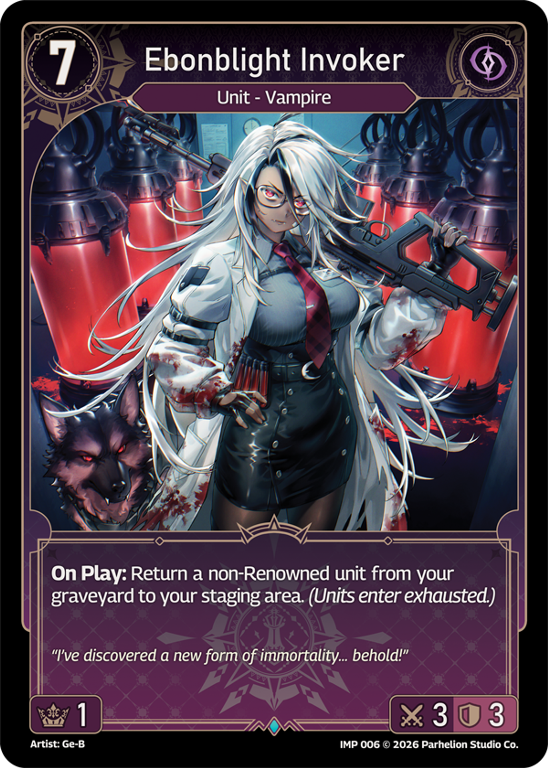 Ebonblight Invoker — Imperion 1st Ed — Echoes of Astra