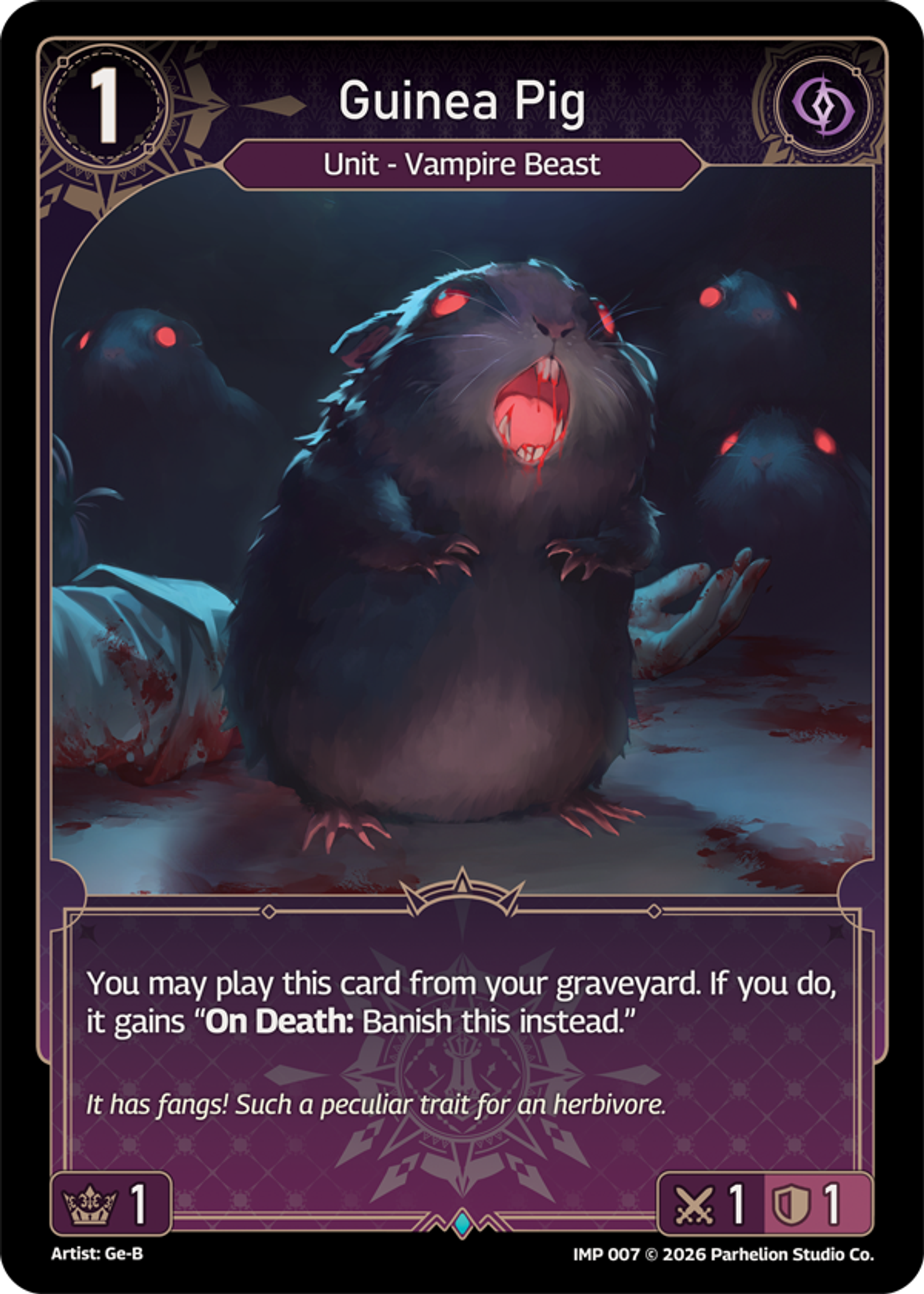 Guinea Pig — Imperion 1st Ed — Echoes of Astra