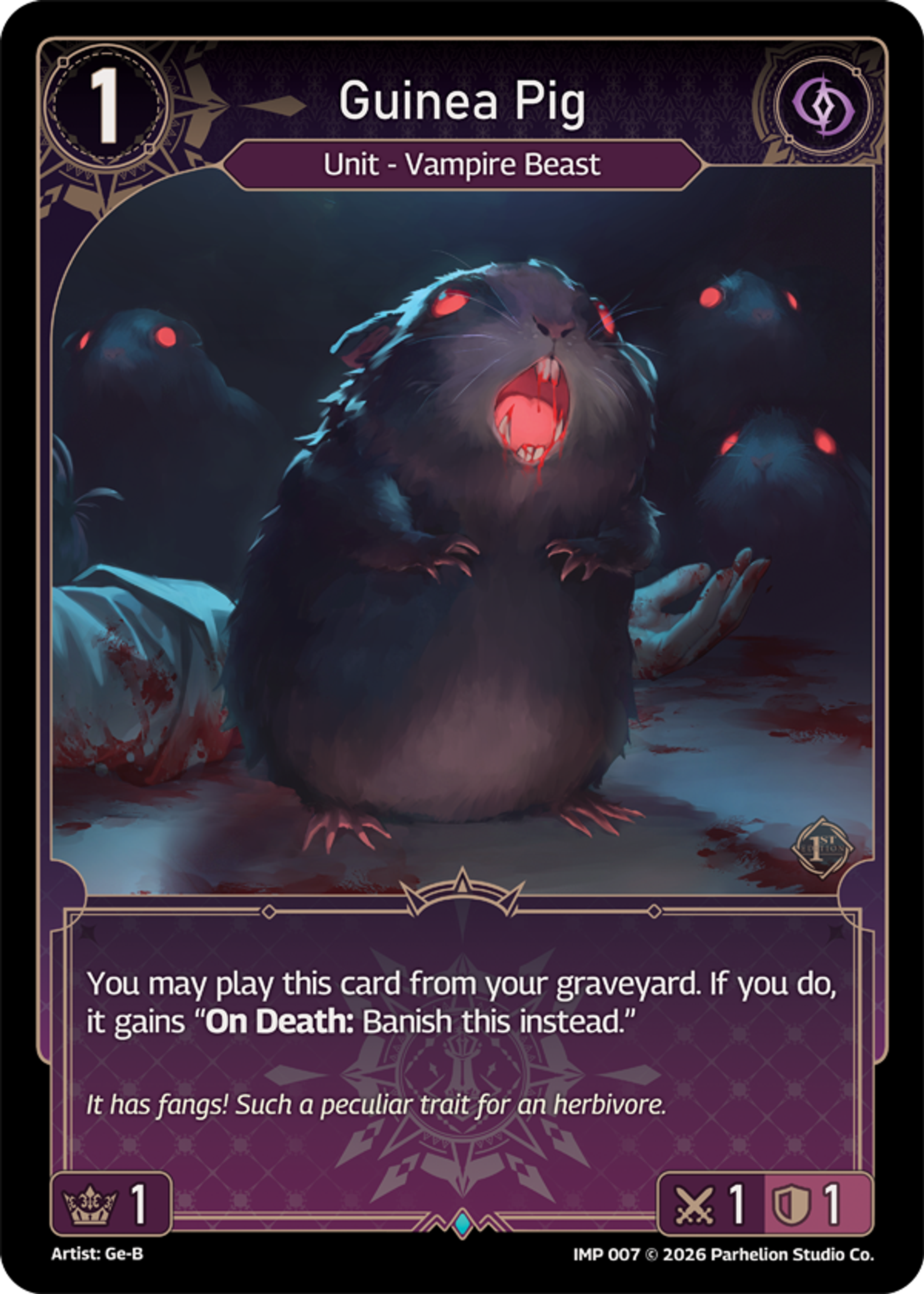 Guinea Pig — Imperion 1st Ed — Echoes of Astra