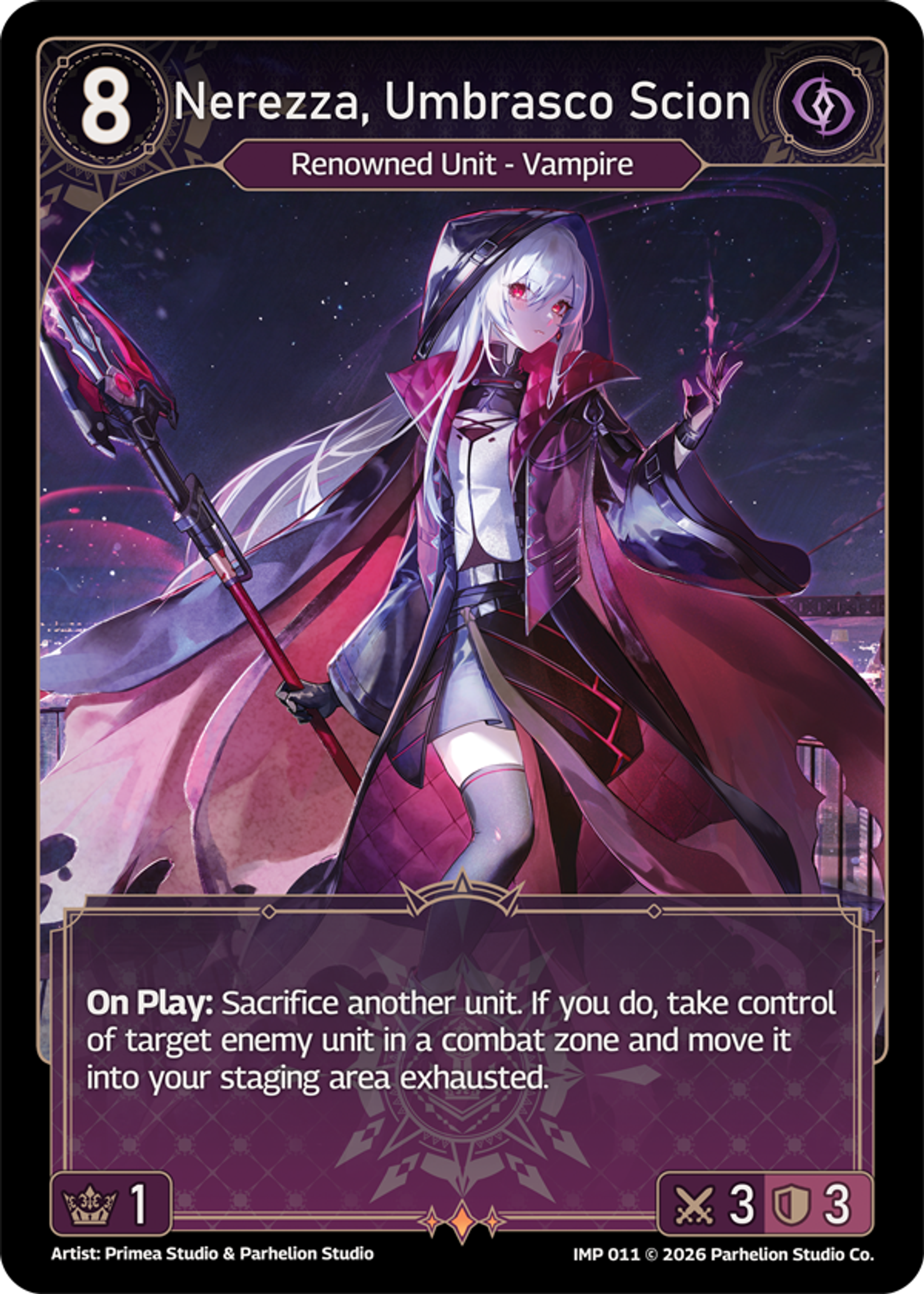Nerezza, Umbrasco Scion — Imperion 1st Ed — Echoes of Astra