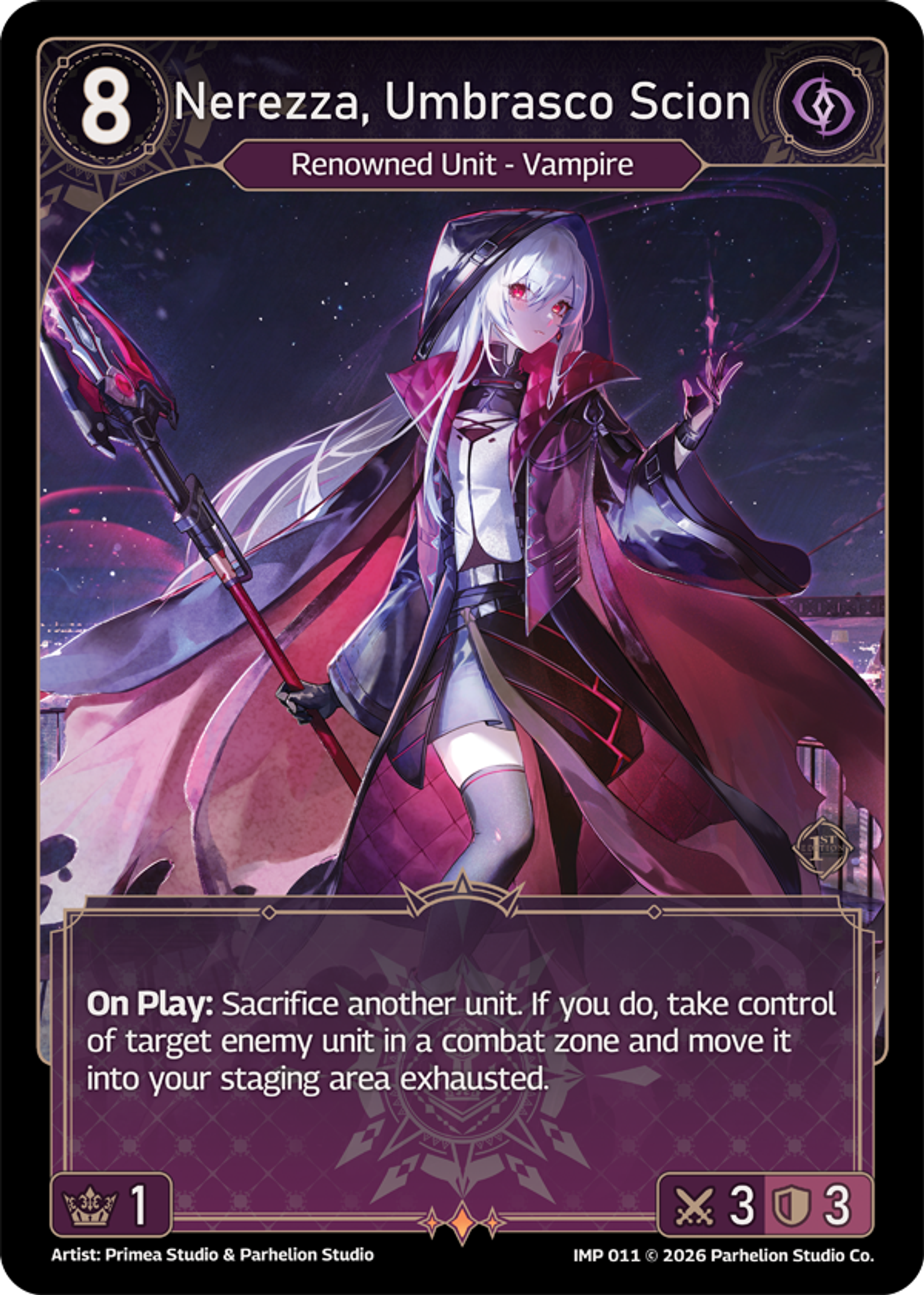 Nerezza, Umbrasco Scion — Imperion 1st Ed — Echoes of Astra