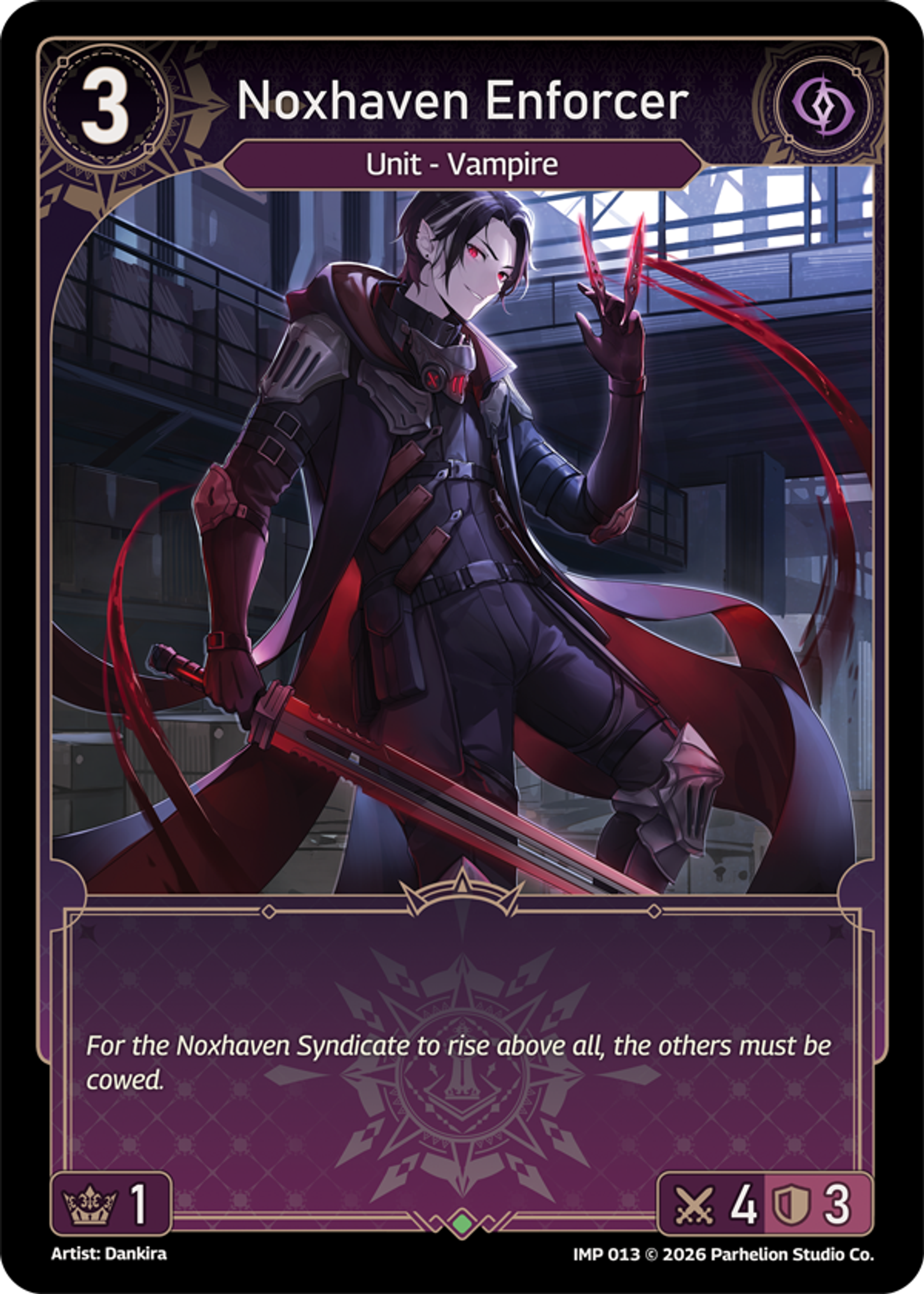 Noxhaven Enforcer — Imperion 1st Ed — Echoes of Astra