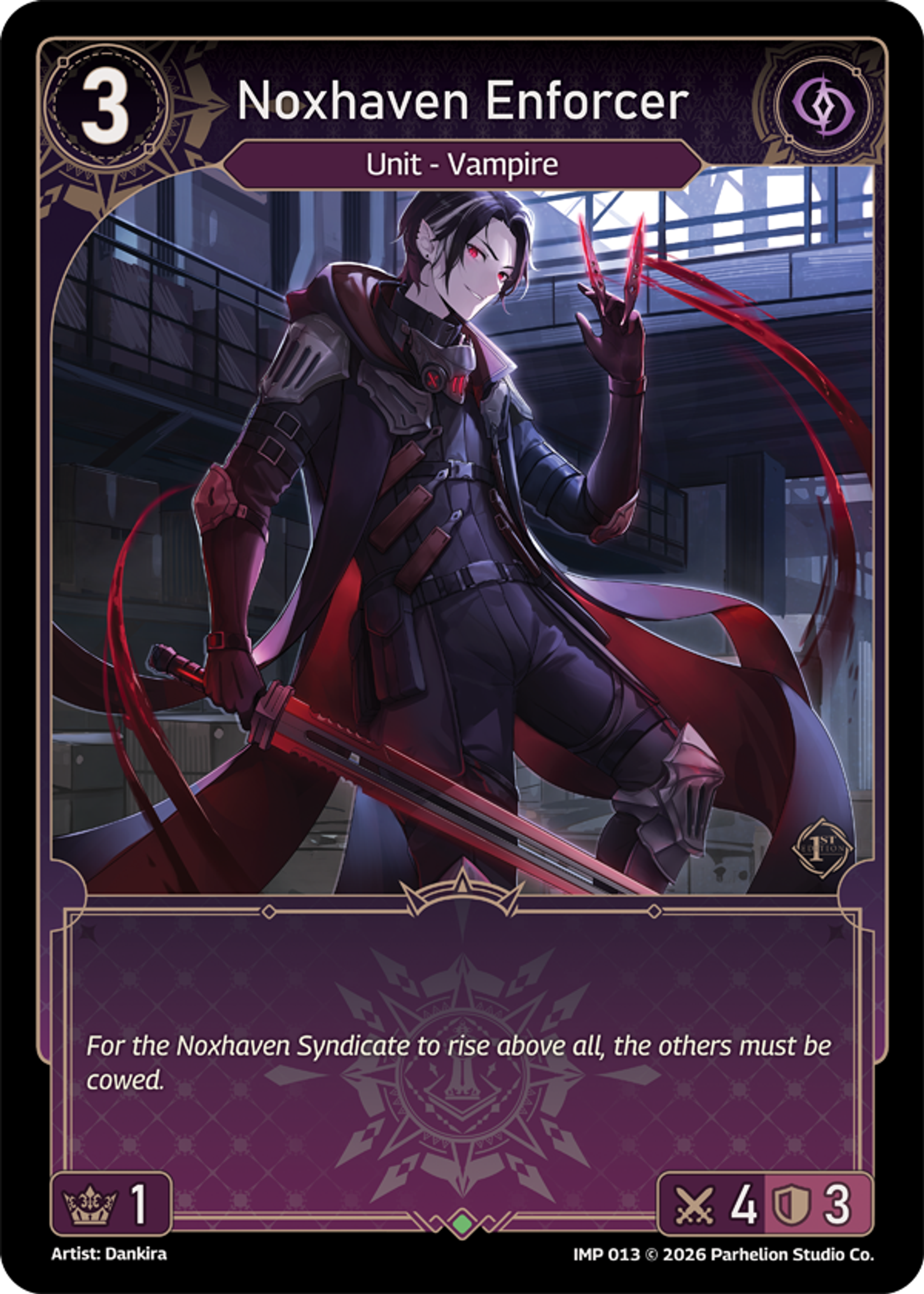 Noxhaven Enforcer — Imperion 1st Ed — Echoes of Astra