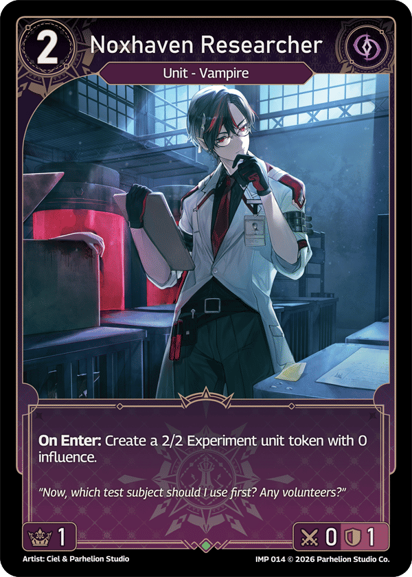 Noxhaven Researcher — Imperion — Echoes of Astra