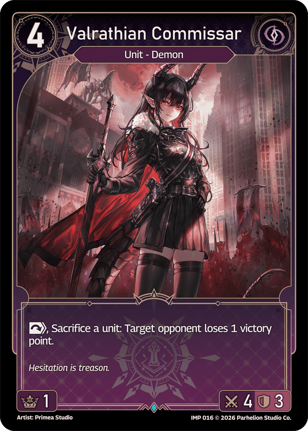 Valrathian Commissar — Imperion — Echoes of Astra