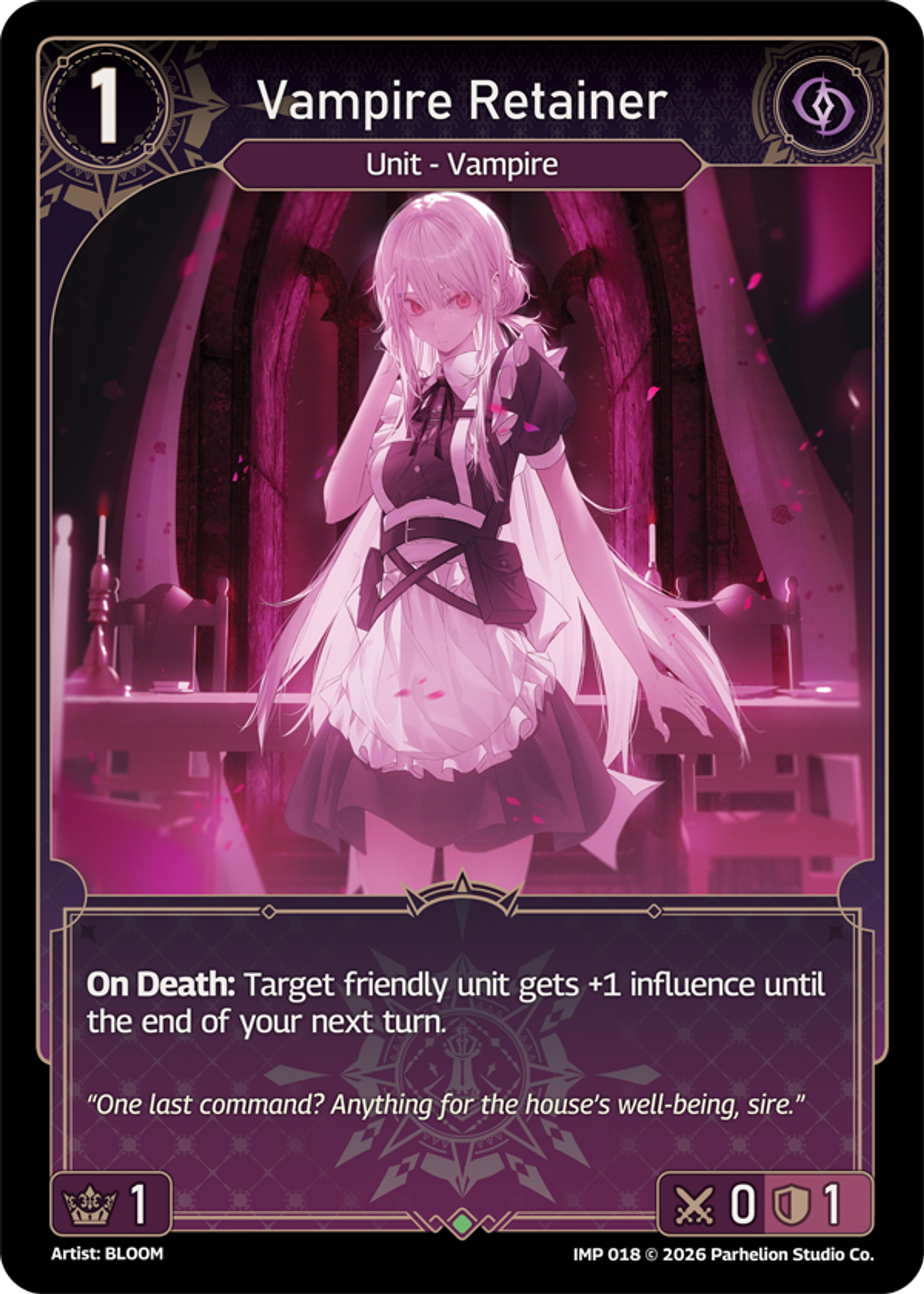 Vampire Retainer — Imperion 1st Ed — Echoes of Astra