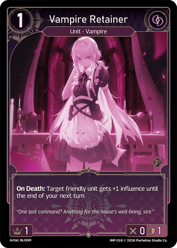 Vampire Retainer — Imperion 1st Ed — Echoes of Astra