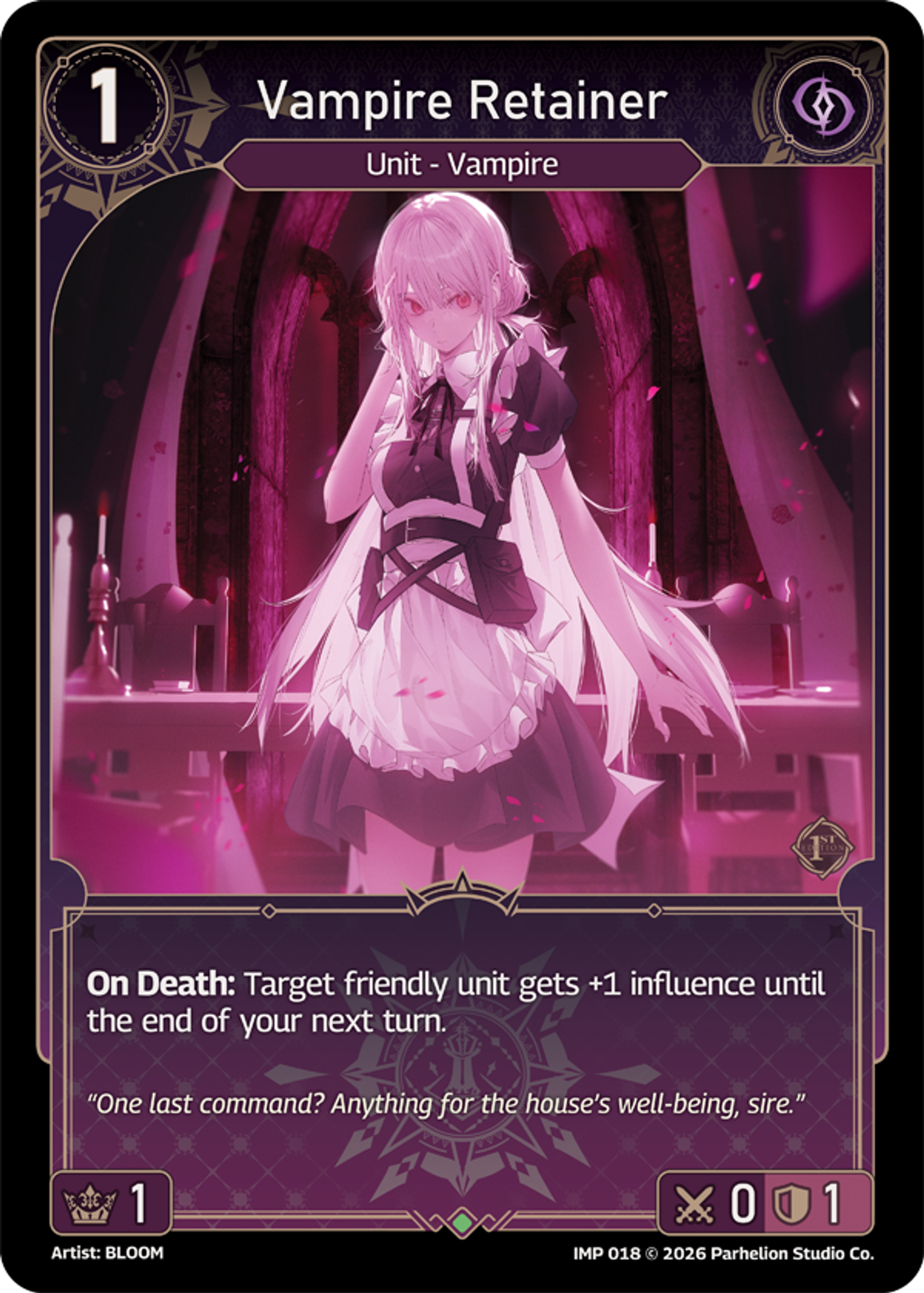 Vampire Retainer — Imperion 1st Ed — Echoes of Astra
