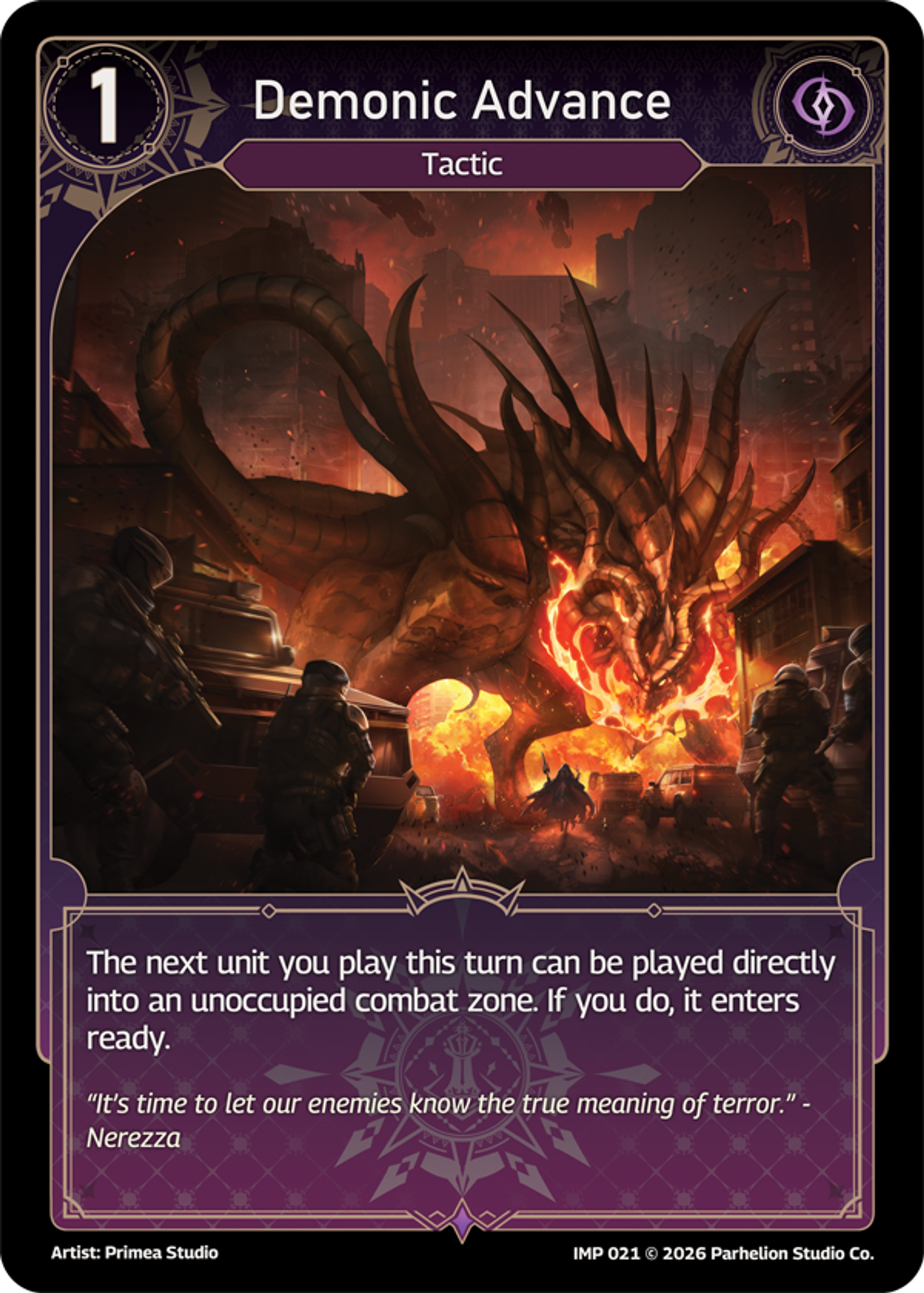 Demonic Advance — Imperion 1st Ed — Echoes of Astra