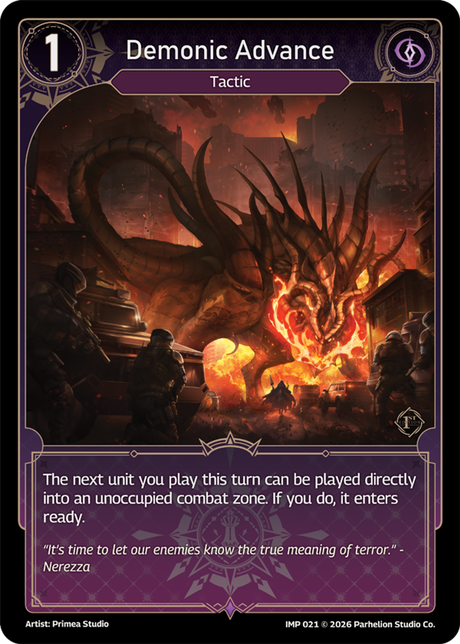 Demonic Advance — Imperion 1st Ed — Echoes of Astra