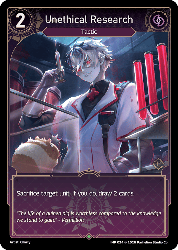Unethical Research — Imperion 1st Ed — Echoes of Astra