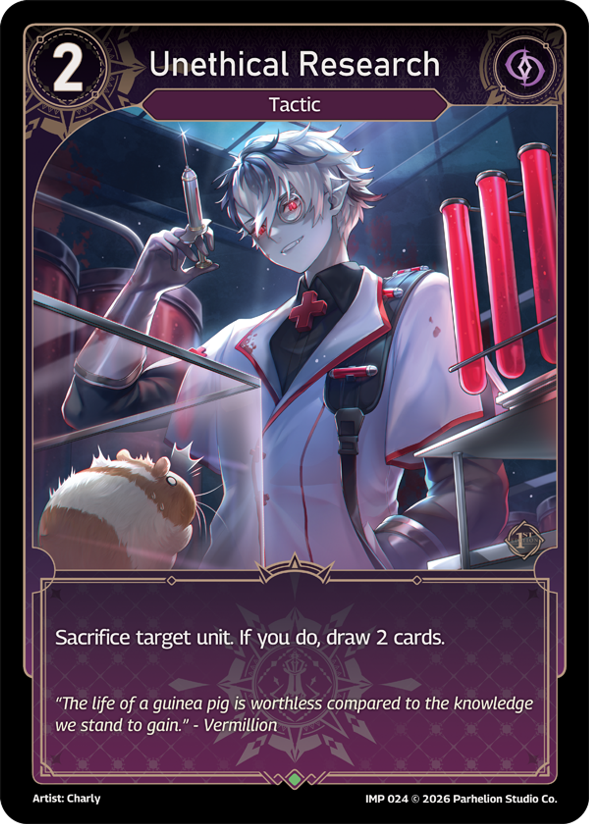 Unethical Research — Imperion 1st Ed — Echoes of Astra