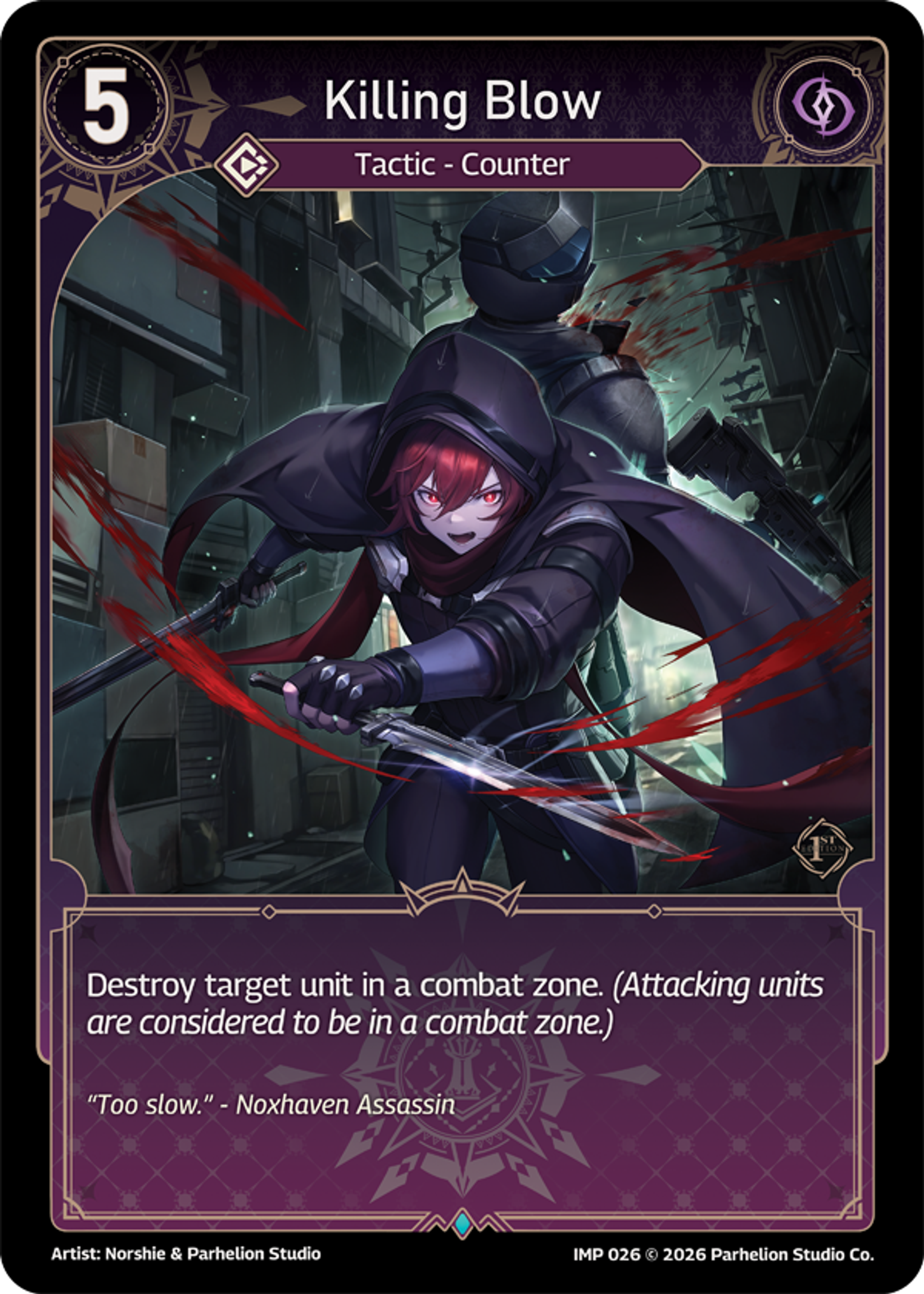 Killing Blow — Imperion 1st Ed — Echoes of Astra