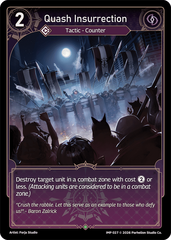 Quash Insurrection — Imperion — Echoes of Astra