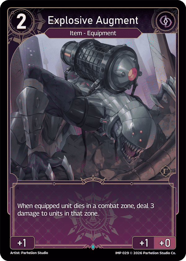 Explosive Augment — Imperion 1st Ed — Echoes of Astra
