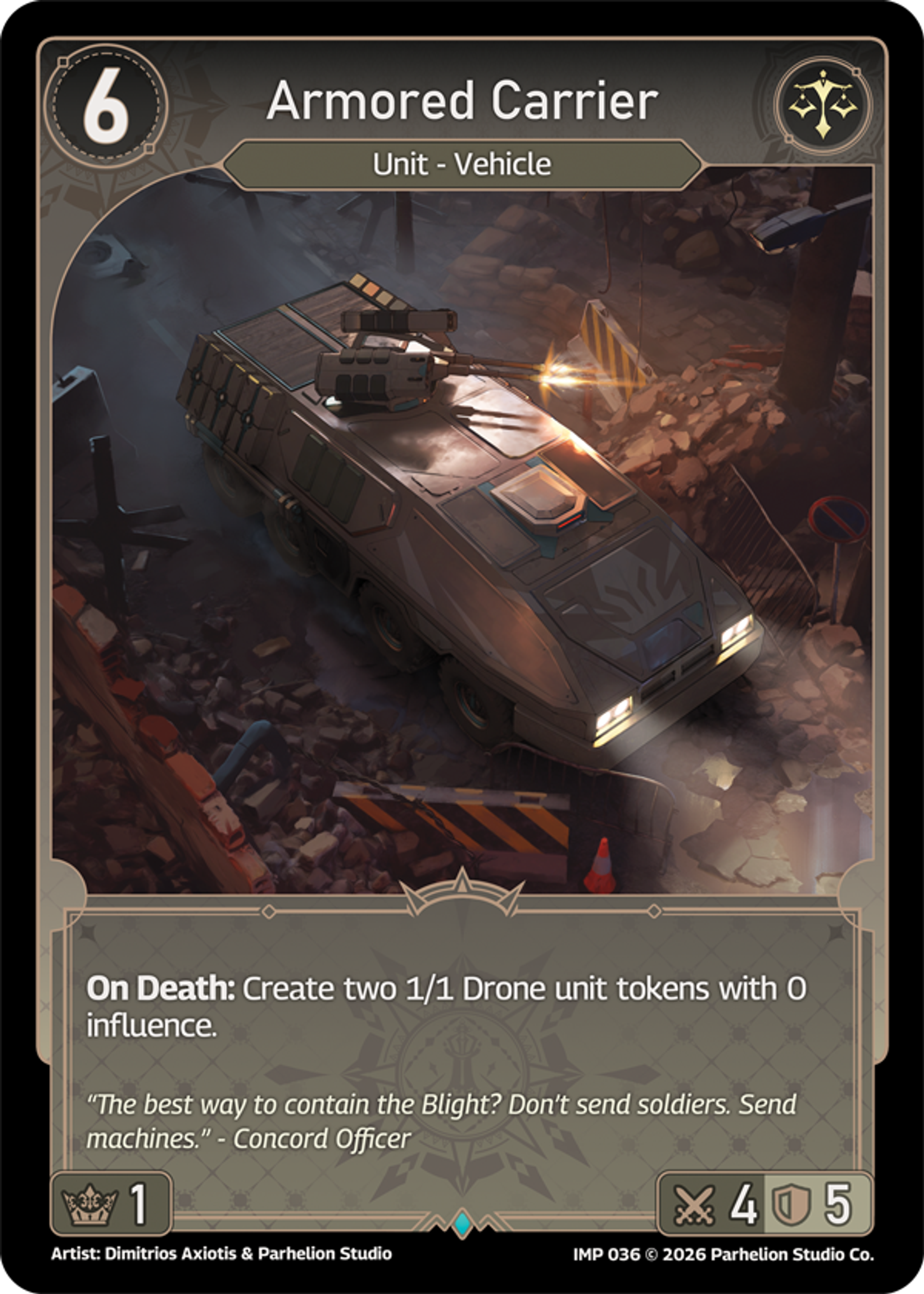 Armored Carrier — Imperion — Echoes of Astra