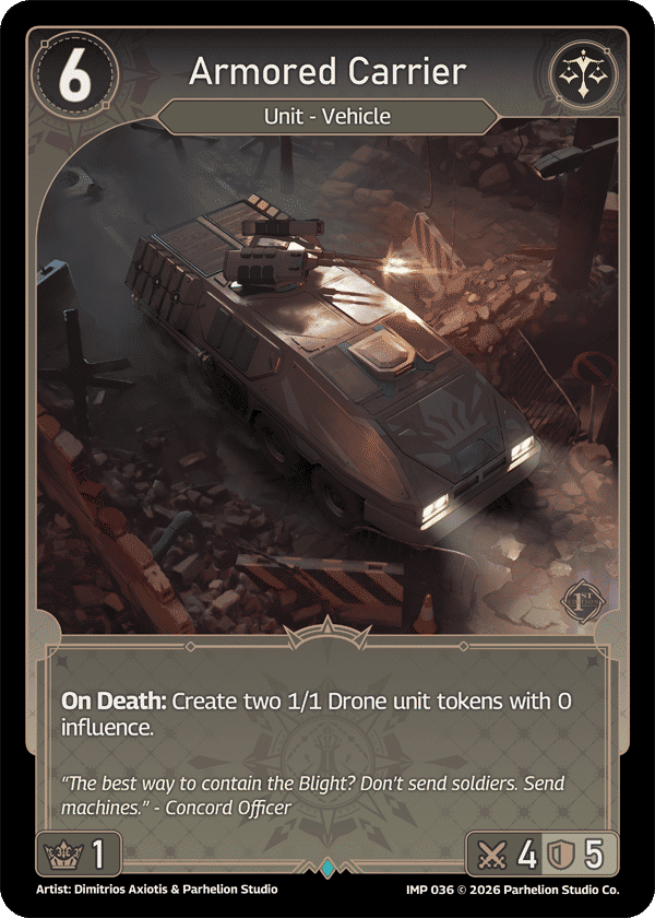 Armored Carrier — Imperion 1st Ed — Echoes of Astra