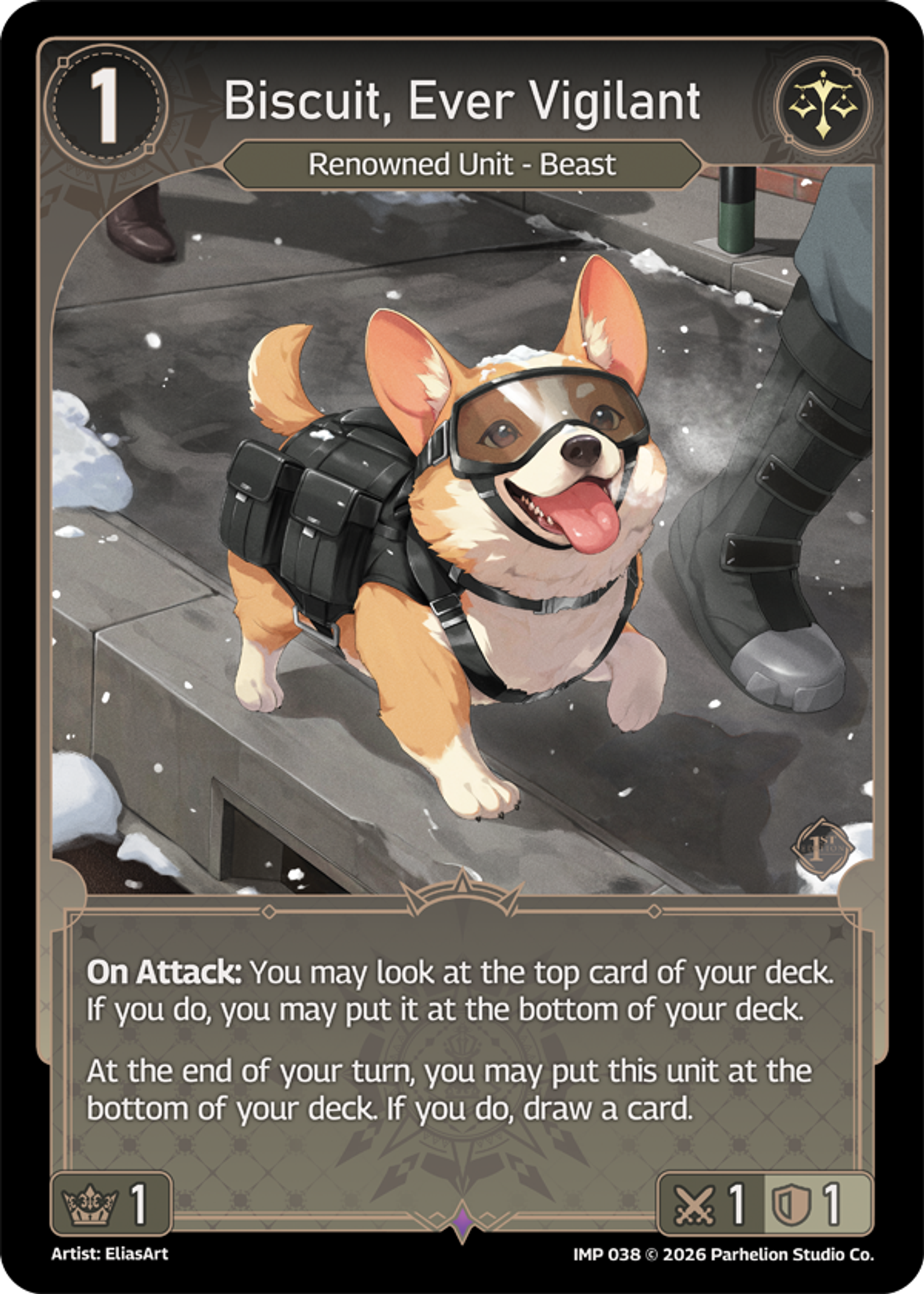 Biscuit, Ever Vigilant — Imperion 1st Ed — Echoes of Astra