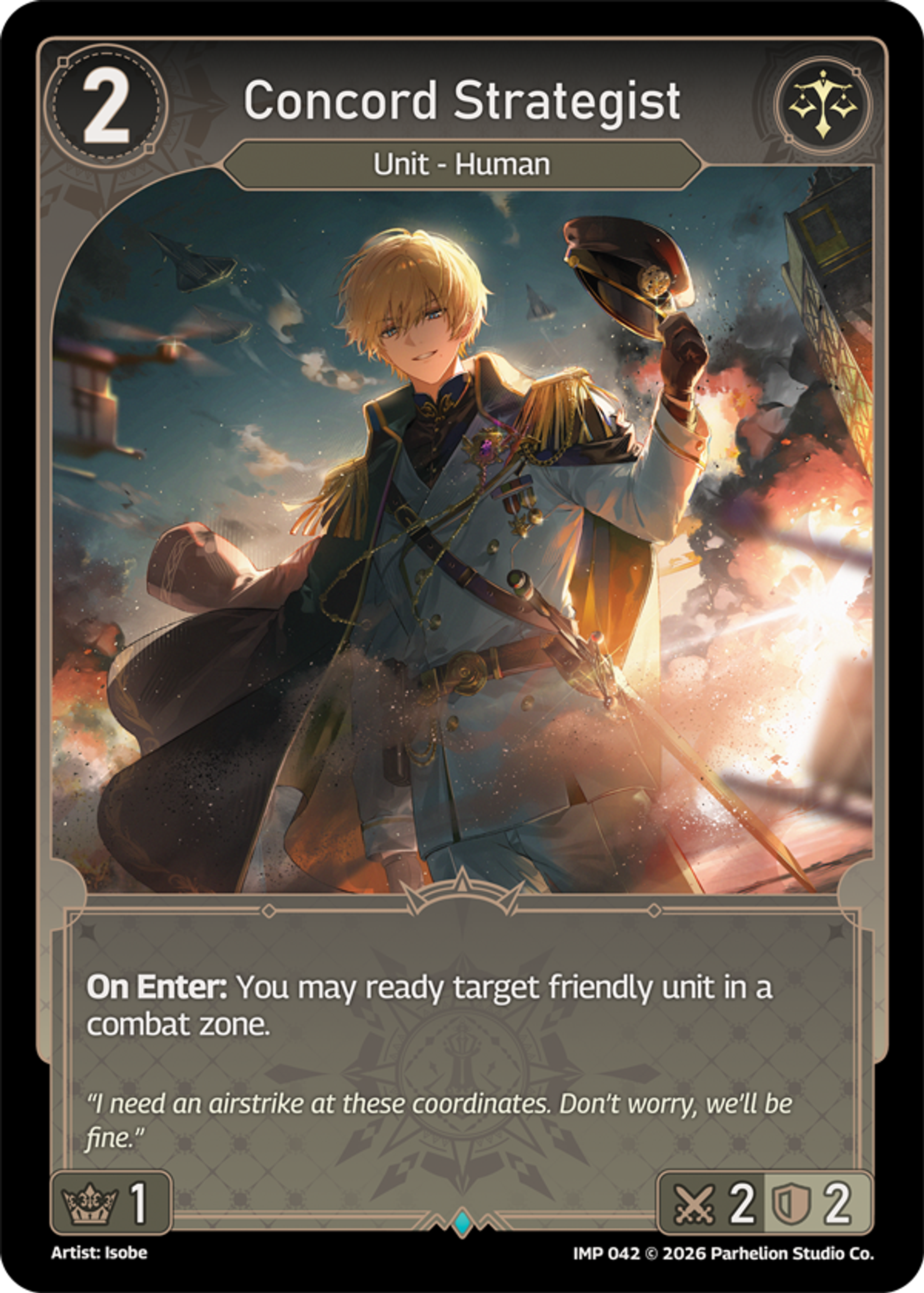 Concord Strategist — Imperion — Echoes of Astra