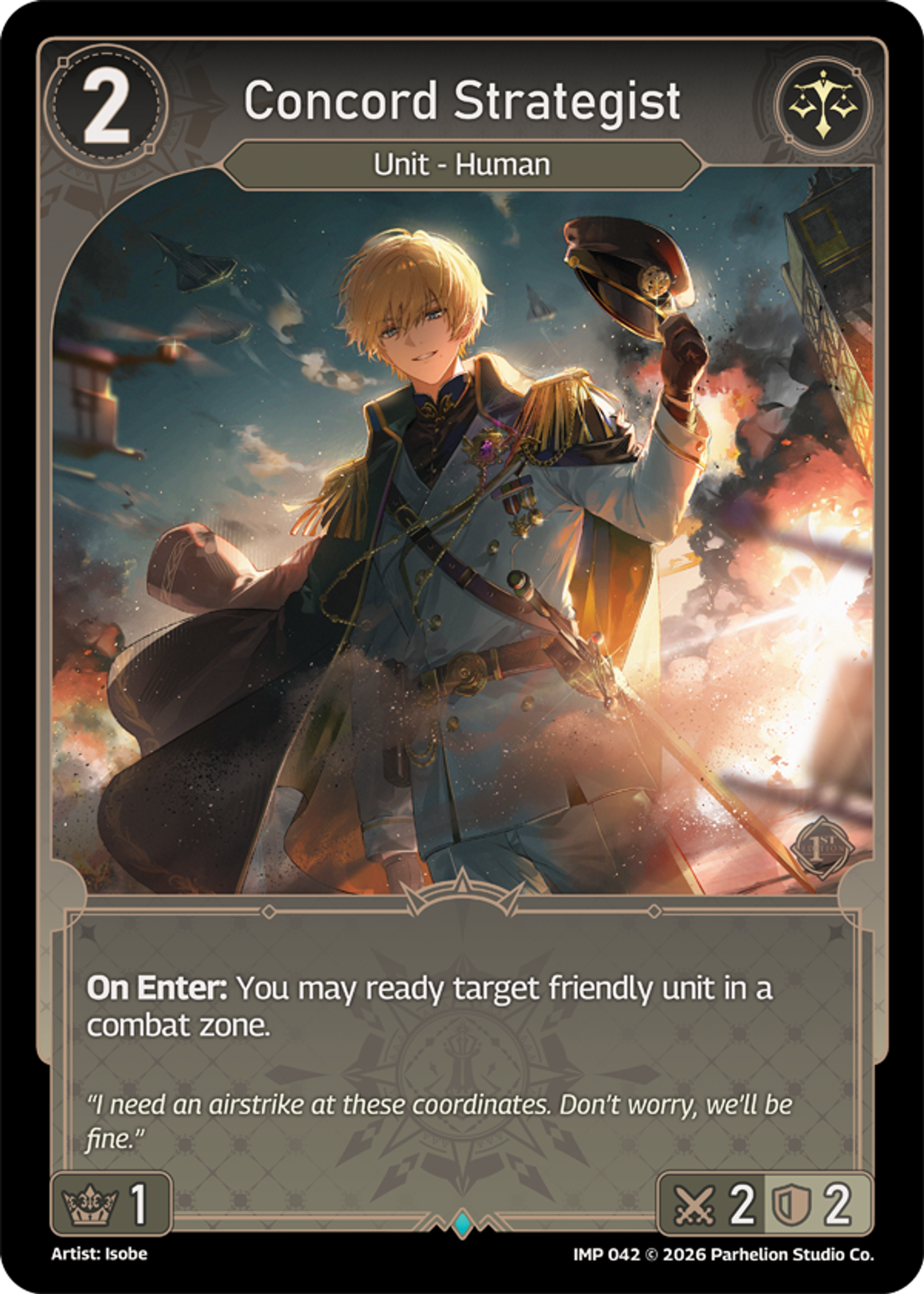 Concord Strategist — Imperion 1st Ed — Echoes of Astra