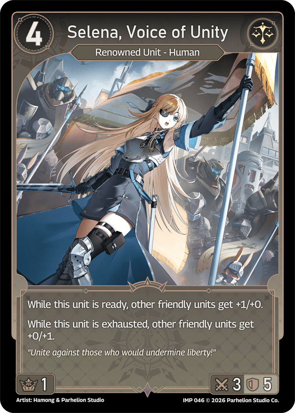 Selena, Voice of Unity — Imperion — Echoes of Astra
