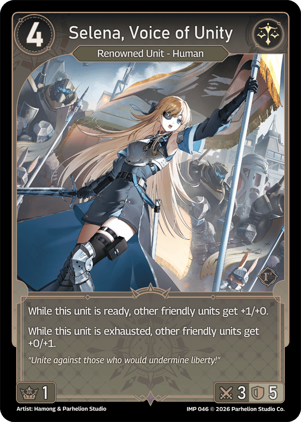 Selena, Voice of Unity — Imperion 1st Ed — Echoes of Astra