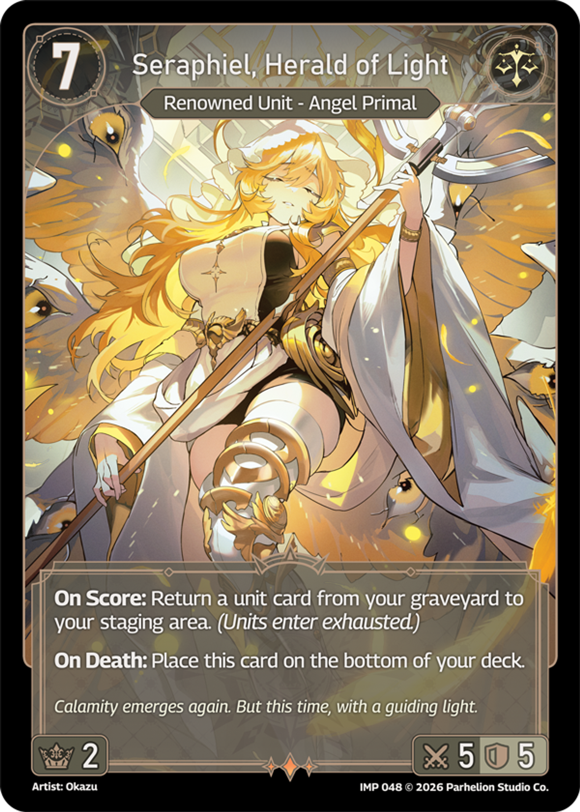 Seraphiel, Herald of Light — Imperion — Echoes of Astra